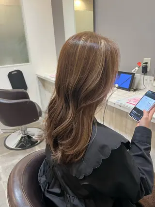ミディアム カラー Naru┆川西能勢口 ┆髪質改善のヘアスタイル