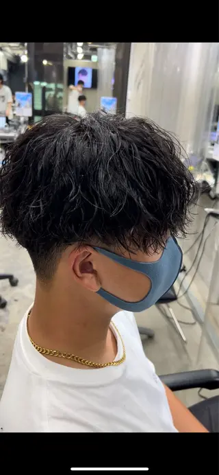 パーマ メンズ メンズ特化💥 ショートスタイル💥のヘアスタイル