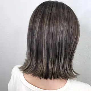 ミディアム カラー 樽見 浩司のヘアスタイル