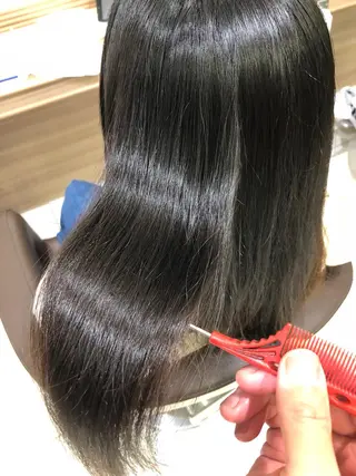 ロング 前田 真孝のヘアスタイル