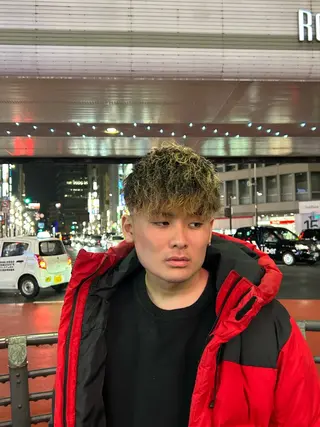 カラー パーマ メンズ 西本 健斗のヘアスタイル