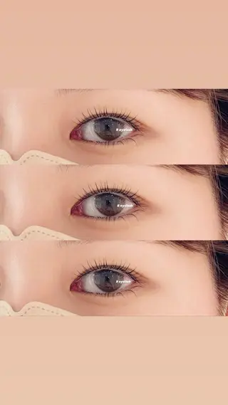 ミディアム カラー パーマ ヘアアレンジ メンズ キッズ ネイル マツエク・マツパ アイブロウ 𝑹 eyelashのマツエク・マツパデザイン