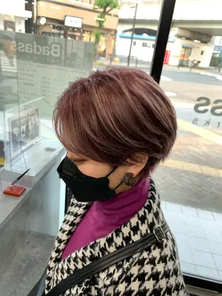 ショート カラー 菊地 旬のヘアスタイル