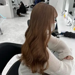 セミロング カラー ♡上品韓国髪♡ブラ ウン/SAYATOのヘアスタイル