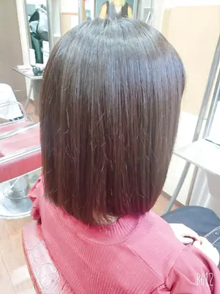ミディアム 平田 久恵のヘアスタイル