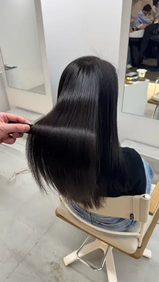 ロング カラー/ 髪質改善/新吾ありさのヘアスタイル