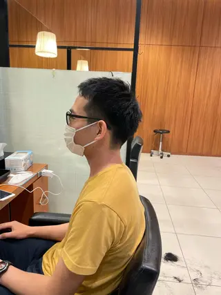 ショート メンズ 髙田 千華 髪質改善ストレートのヘアスタイル