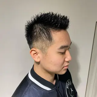 ショート メンズ 橋本 琉磨のヘアスタイル