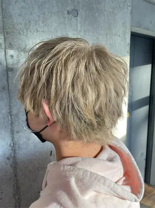 ショート カラー ヘアアレンジ メンズ レイヤー/髪質改善/ /北 啓吾のヘアスタイル