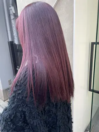 ロング カラー デザインカラー 🎀REINA🎀のヘアスタイル