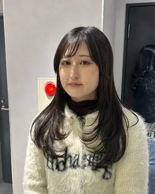 ロング 寺川留以 /カットモデル募集中のヘアスタイル