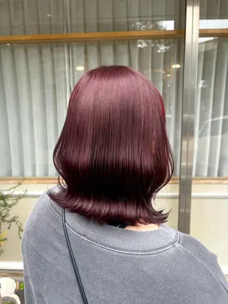 ミディアム カラー merc.谷本 澪のヘアスタイル