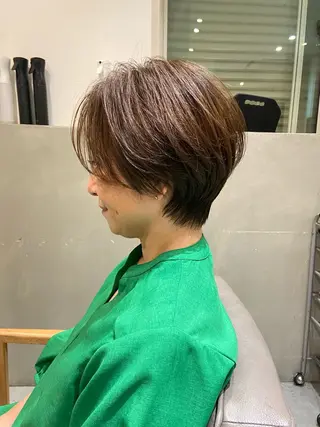 ショート カラー 廣庭 勇人のヘアスタイル