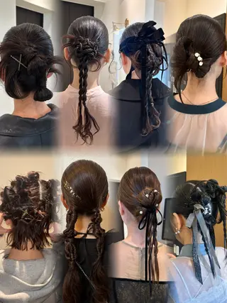 ロング ヘアアレンジ 𝐚𝐲𝐚𝐧𝐞 /美髪/縮毛矯正のヘアスタイル