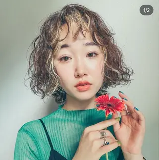 パーマ 黒木 栞のヘアスタイル