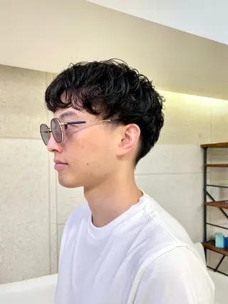 ショート パーマ メンズ XANADU上野店 🐼ﾖｺﾊｼのヘアスタイル