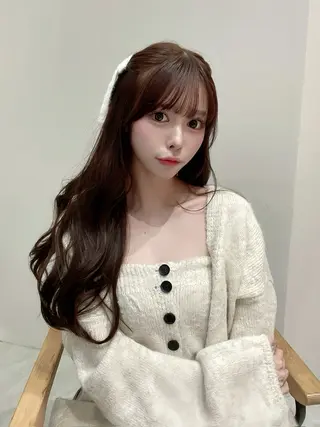 ロング 中韓style 💄🤍愛子🇨🇳のヘアスタイル