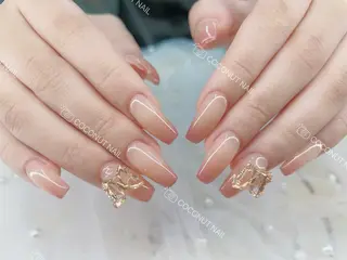 ネイル 神田 ココナッツのネイルデザイン