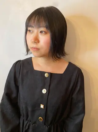 ミディアム 藤田 遼のヘアスタイル