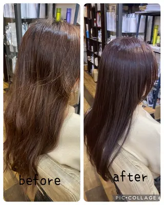 ロング カラー ひばり美容室カット 石井　里佳のヘアスタイル