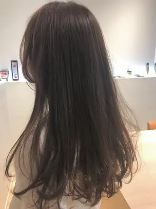 ロング カラー ヘアアレンジ 鈴木 まりやのヘアスタイル