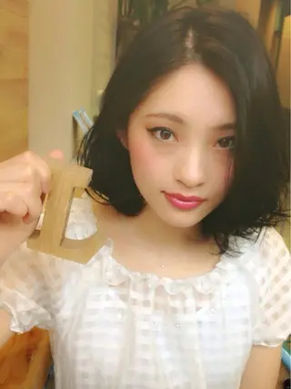 ミディアム 植松 勇太のヘアスタイル