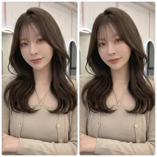 ロング 1ｍｍまでこだわる レイヤー🫧若葉🪞のヘアスタイル