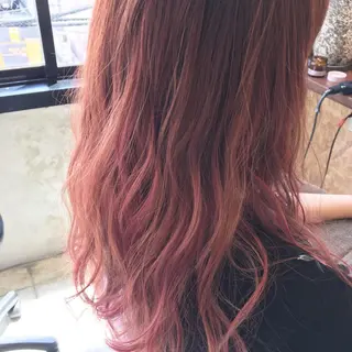 ロング カラー 落合 優樹のヘアスタイル