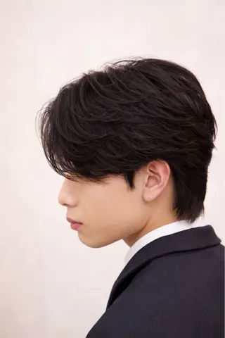 ミディアム パーマ メンズ tatsuya /フェザーパーマのヘアスタイル