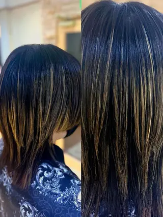 ミディアム AROMA hair トウマのヘアスタイル