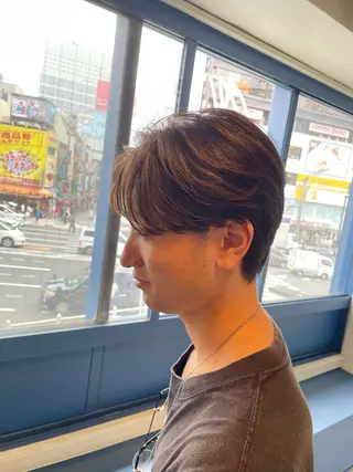 ミディアム 椿 智行のヘアスタイル