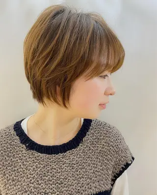 ショート 藤田 遼のヘアスタイル