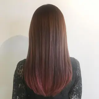 ロング カラー 低ダメージパーマ ケアパーマ/武田明大のヘアスタイル