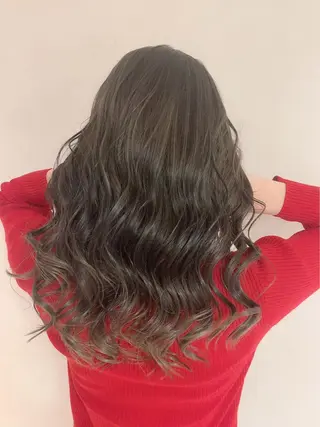 ロング 市村 正義のヘアスタイル