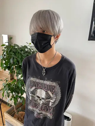 ショート メンズケアブリーチ 特化🔥村田のヘアスタイル