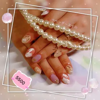 ネイル ラベンダー💖日暮里 ルル💖ネイルのネイルデザイン