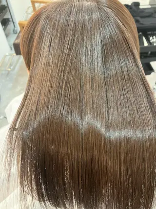 ロング カラー ヘアアレンジ キッズ 横浜関内髪質改善 re:Magoのヘアスタイル