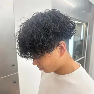 パーマ メンズ シャドウパーマ /名古屋/丹羽涼介のヘアスタイル