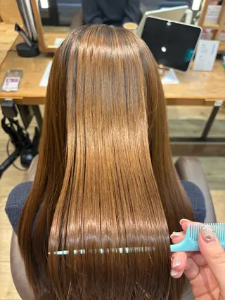 ロング ゆうこ🍀髪質改善/ ストレート/艶カラーのヘアスタイル