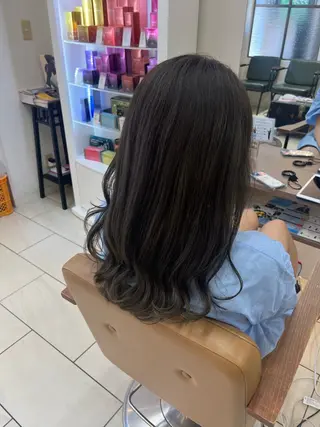 ロング 福本 光のヘアスタイル