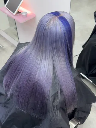 ロング ブリーチカラー /MAHIROのヘアスタイル