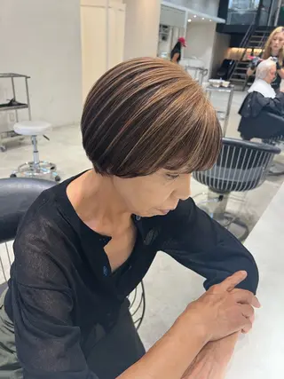 ショート 🌺名古屋ハイトーン デザインSOLA🌺のヘアスタイル