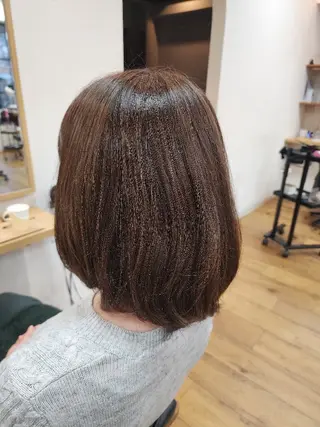 ミディアム 近森 美帆[モーラ高石店]のヘアスタイル