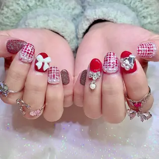 ネイル 3Dアートネイル💗 都築レナのネイルデザイン