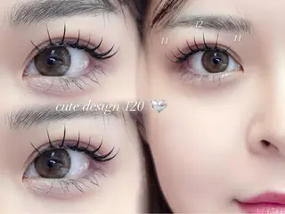 マツエク・マツパ eye＋nano所属・韓国風束感まつ毛🩵 Nozomiの眉毛・アイブロウイメージ