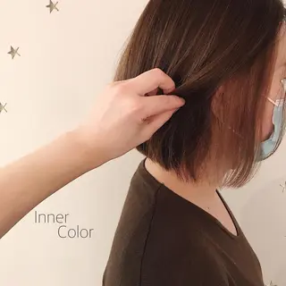 ショート カラー 市川 千夏のヘアスタイル