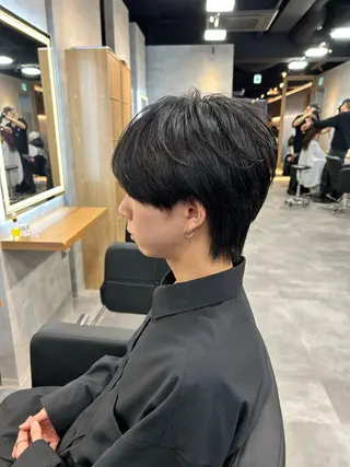 ショート カラー パーマ メンズ メンズ特化 👑YUTAのヘアスタイル