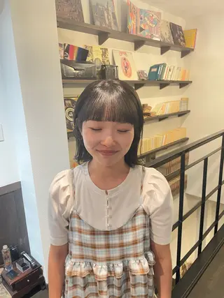 ミディアム カラー リ ノのヘアスタイル