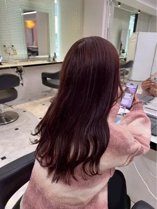 ロング ♡暖色ガーリー/ ピンク/かえで♡のヘアスタイル