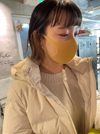ミディアム さの あやねのヘアスタイル